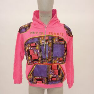 Crinkle-Pattern Hoodie